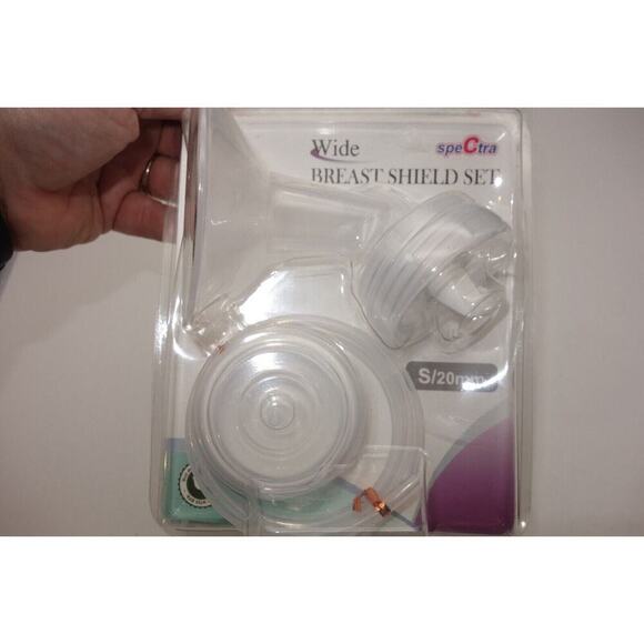 NEW Spectra Baby Wide Breast Flange Set Breast Shield Set Small 24mm for S1 S2 - Picture 4 of 6